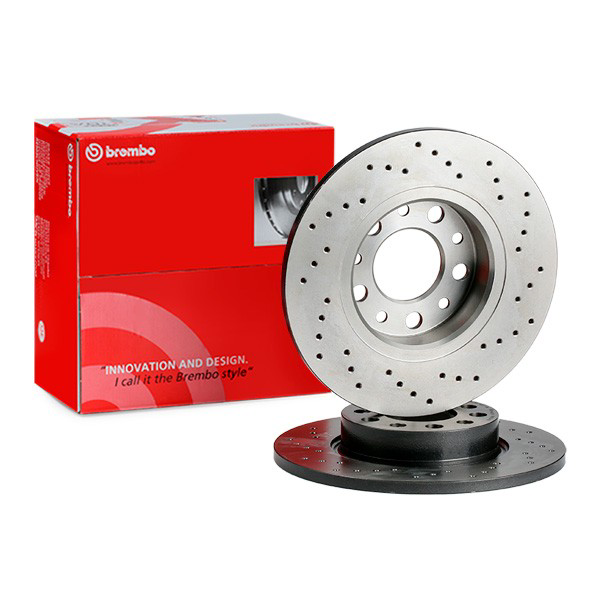 Купити 0893642X Brembo Диск заднього гальма