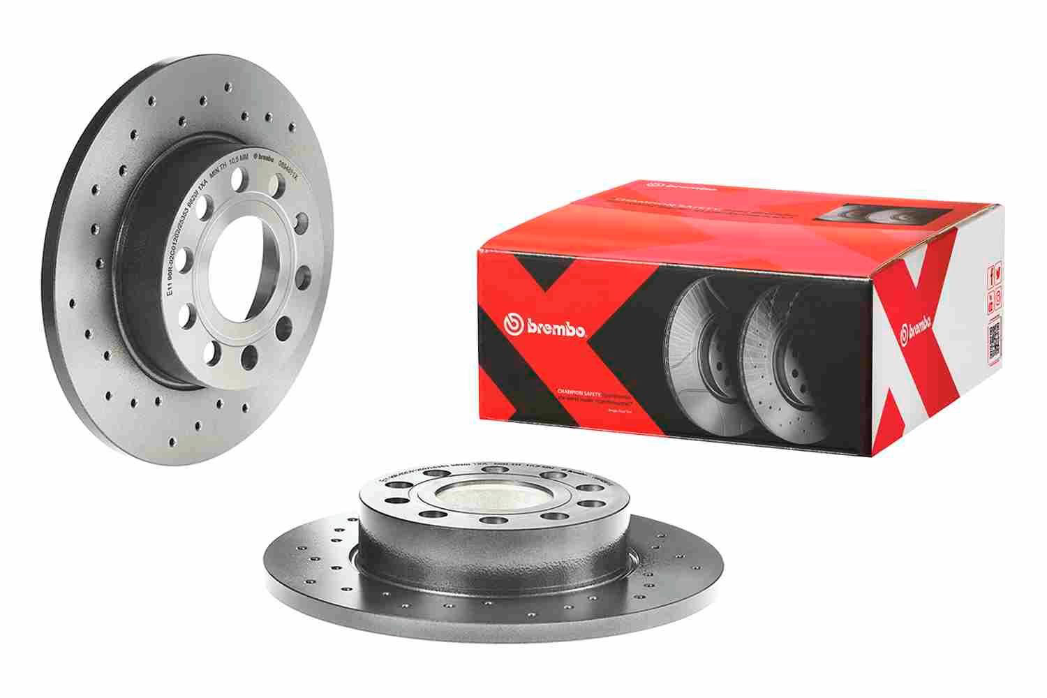 Купити 0894881X Brembo Диск заднього гальма