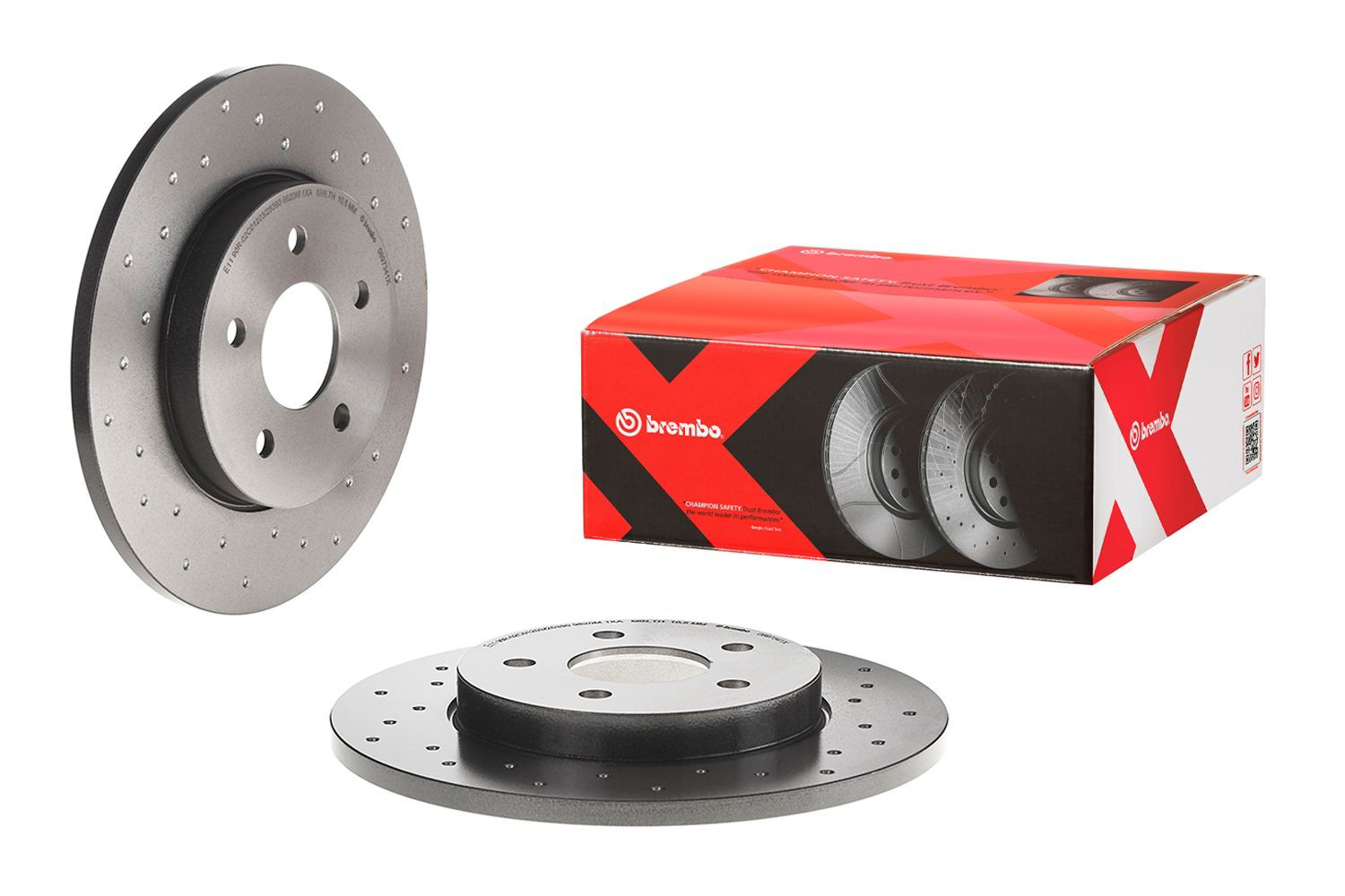 Купити 0897341X Brembo Диск заднього гальма
