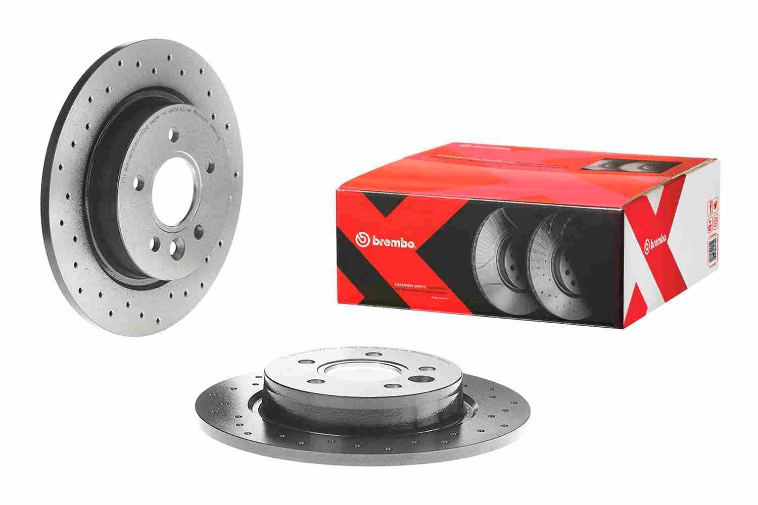 Диск гальмівний задній Brembo 0899751X