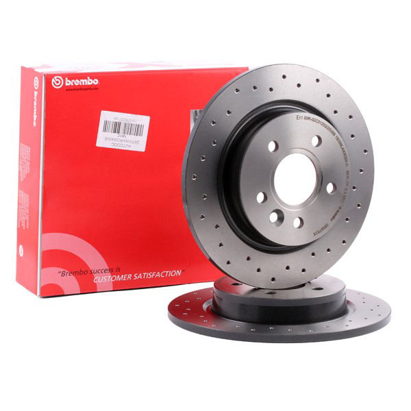 Купити 0899751X Brembo Диск заднього гальма