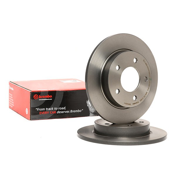 Диск гальмівний задній Brembo 08A02911