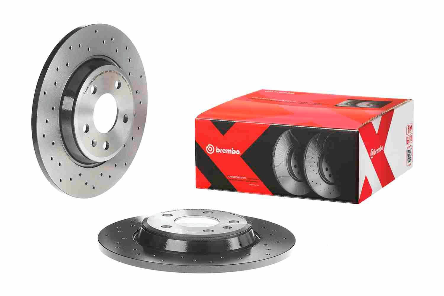 Диск гальмівний задній Brembo 08A7591X