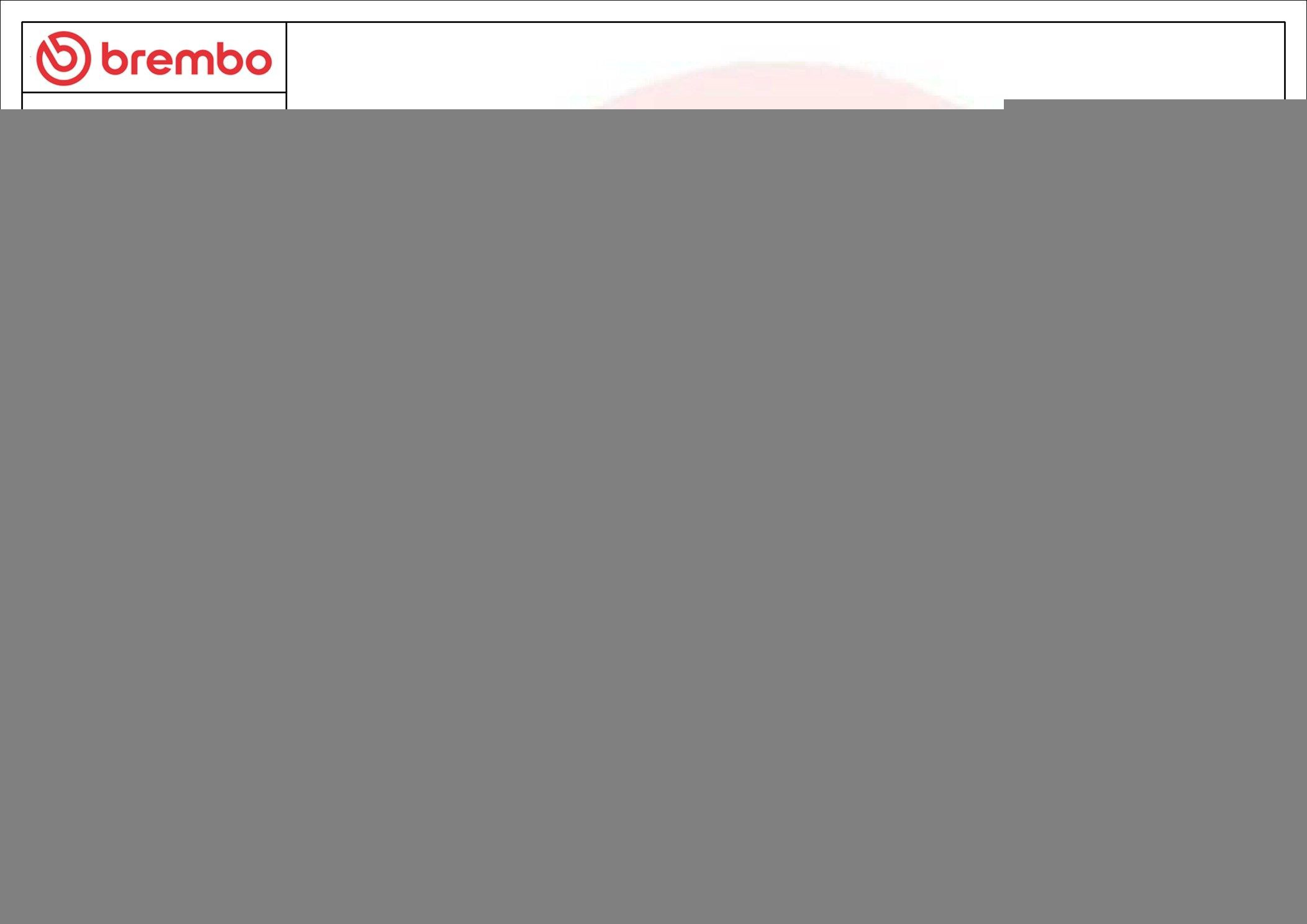 Диск гальмівний задній Brembo 08A91521
