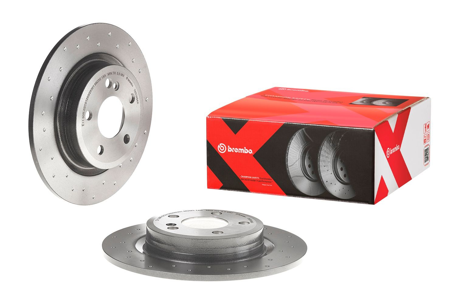 Диск гальмівний задній Brembo 08B3484X