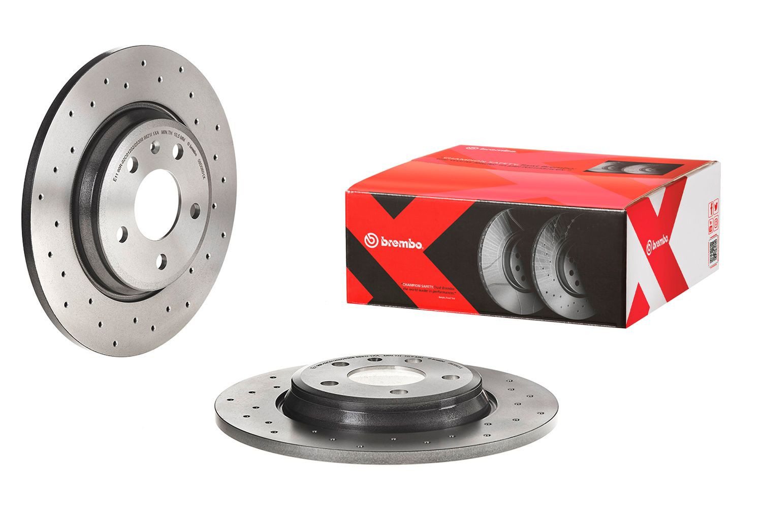 Задні дискові гальма Brembo 08D0601X ціна, від 56.09 USD