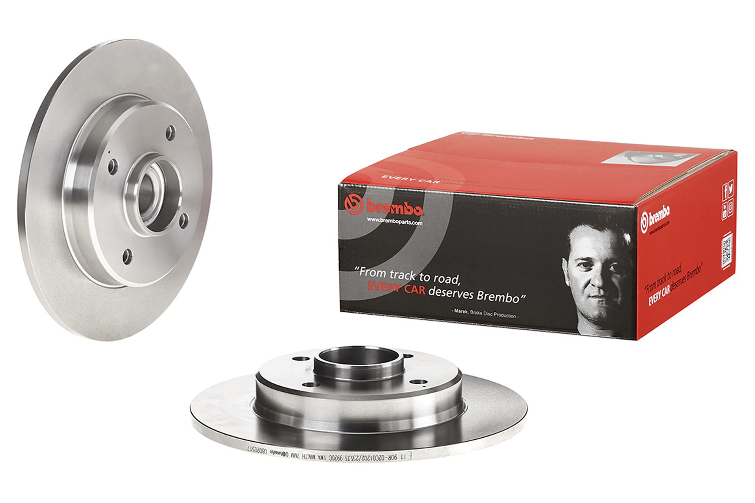 Купити 08D20517 Brembo Диск заднього гальма