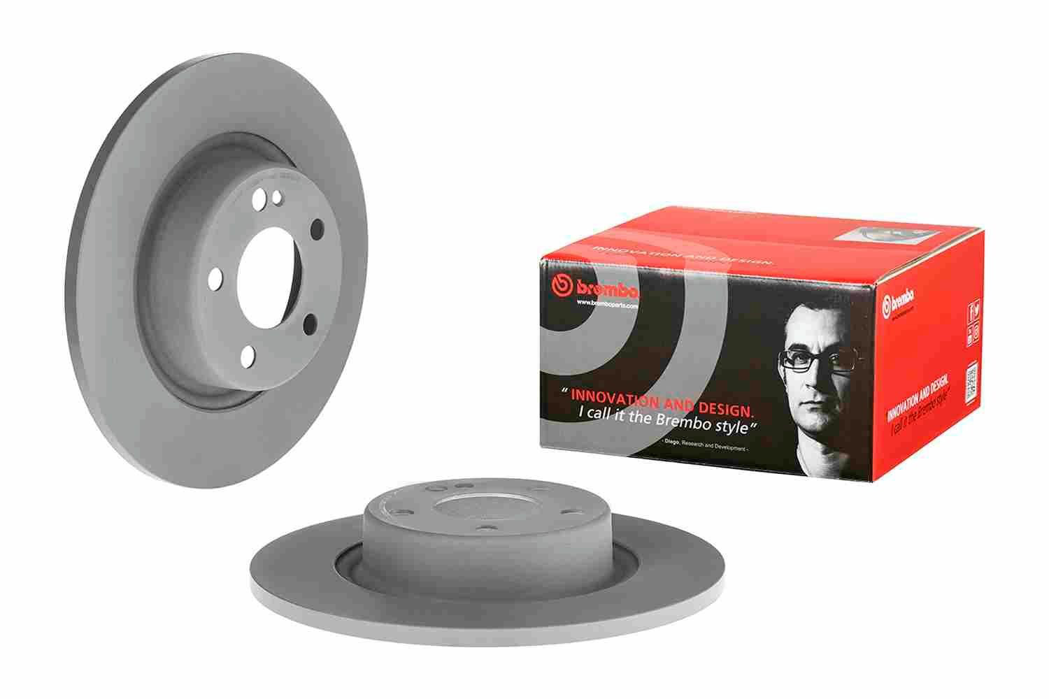 Диск гальмівний задній Brembo 08D53013