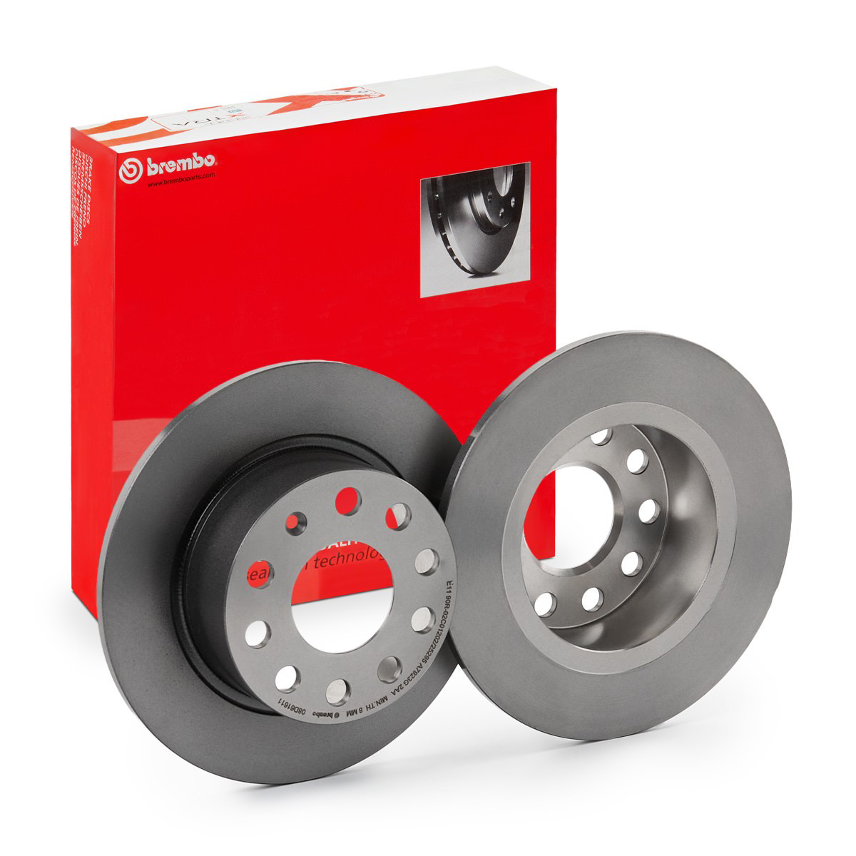 Купити 08D61611 Brembo Диск заднього гальма