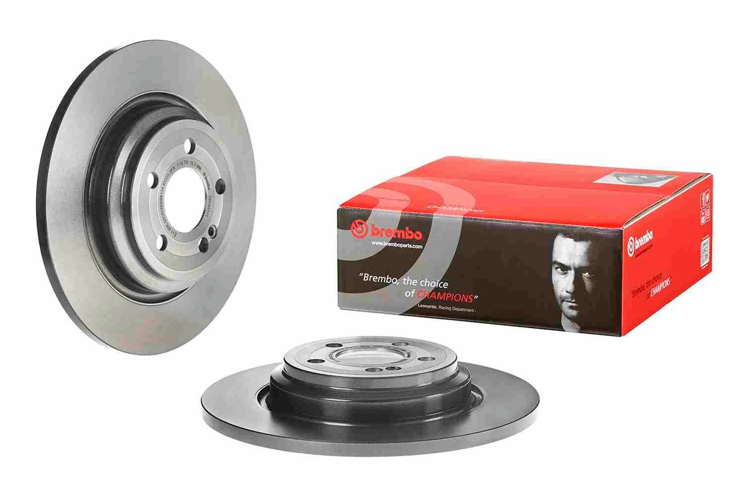 Купити 08D98311 Brembo Диск заднього гальма