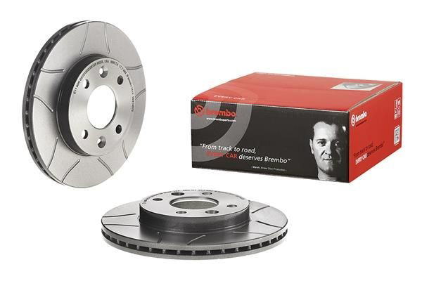 Диск гальмівний передній Brembo 09314875
