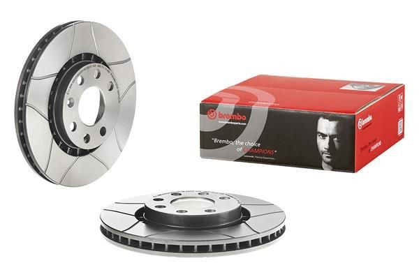 Диск гальмівний передній Brembo 09514876