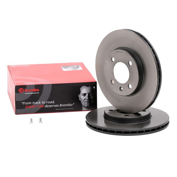 Диск гальмівний передній Brembo 09516611