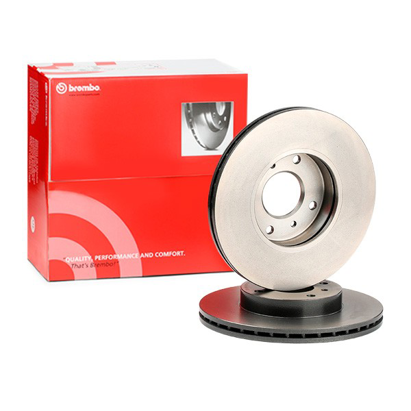 Диск гальмівний передній Brembo 09525421