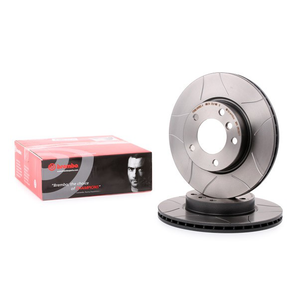 Диск гальмівний передній Brembo 09539077
