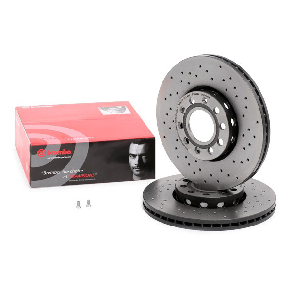 Диск гальмівний передній Brembo 0957452X