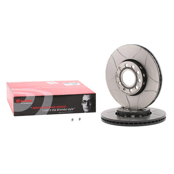 Диск гальмівний передній Brembo 09574576