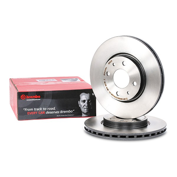 Диск переднього гальма Brembo 09584311 ціна, від 37.14 USD