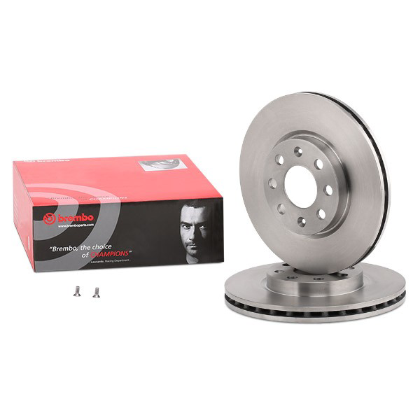 Диск гальмівний передній Brembo 09584334
