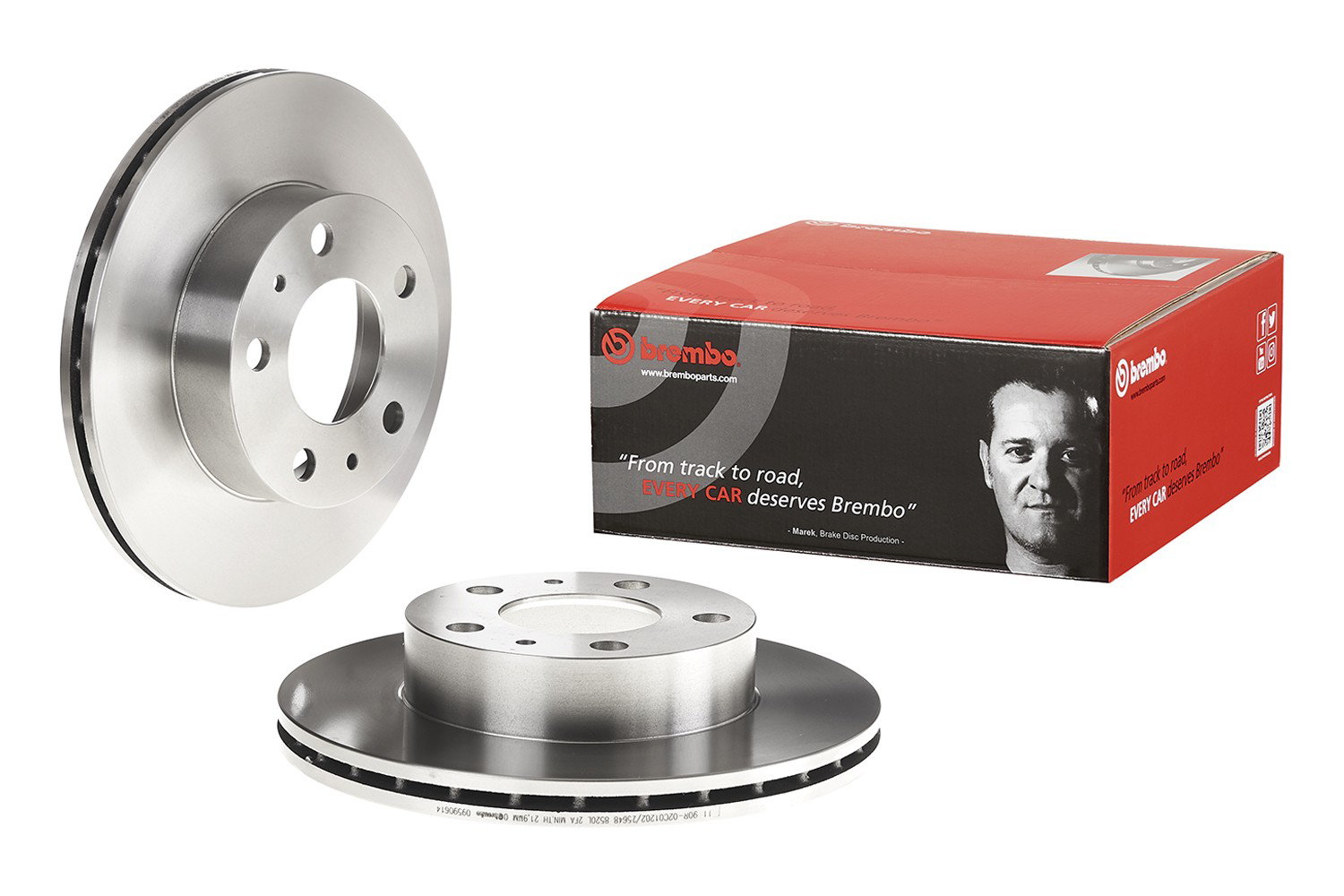Диск переднього гальма Brembo 09590614 ціна, від 46.29 USD