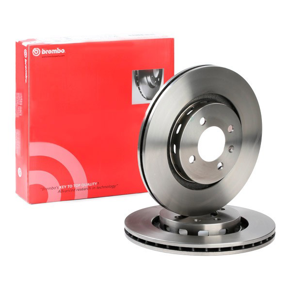 Диск гальмівний передній Brembo 09672810