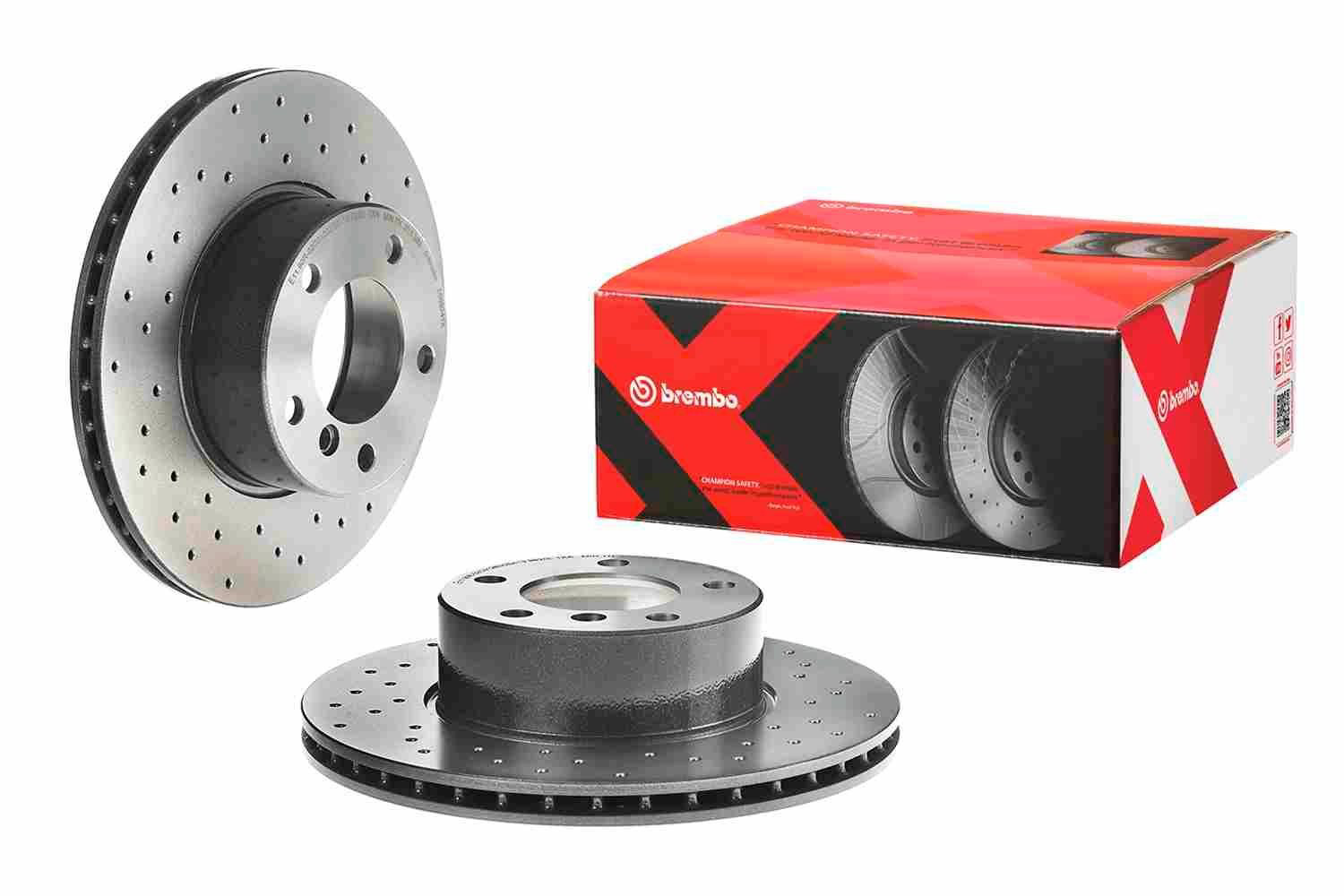 Диск гальмівний передній Brembo 0969241X