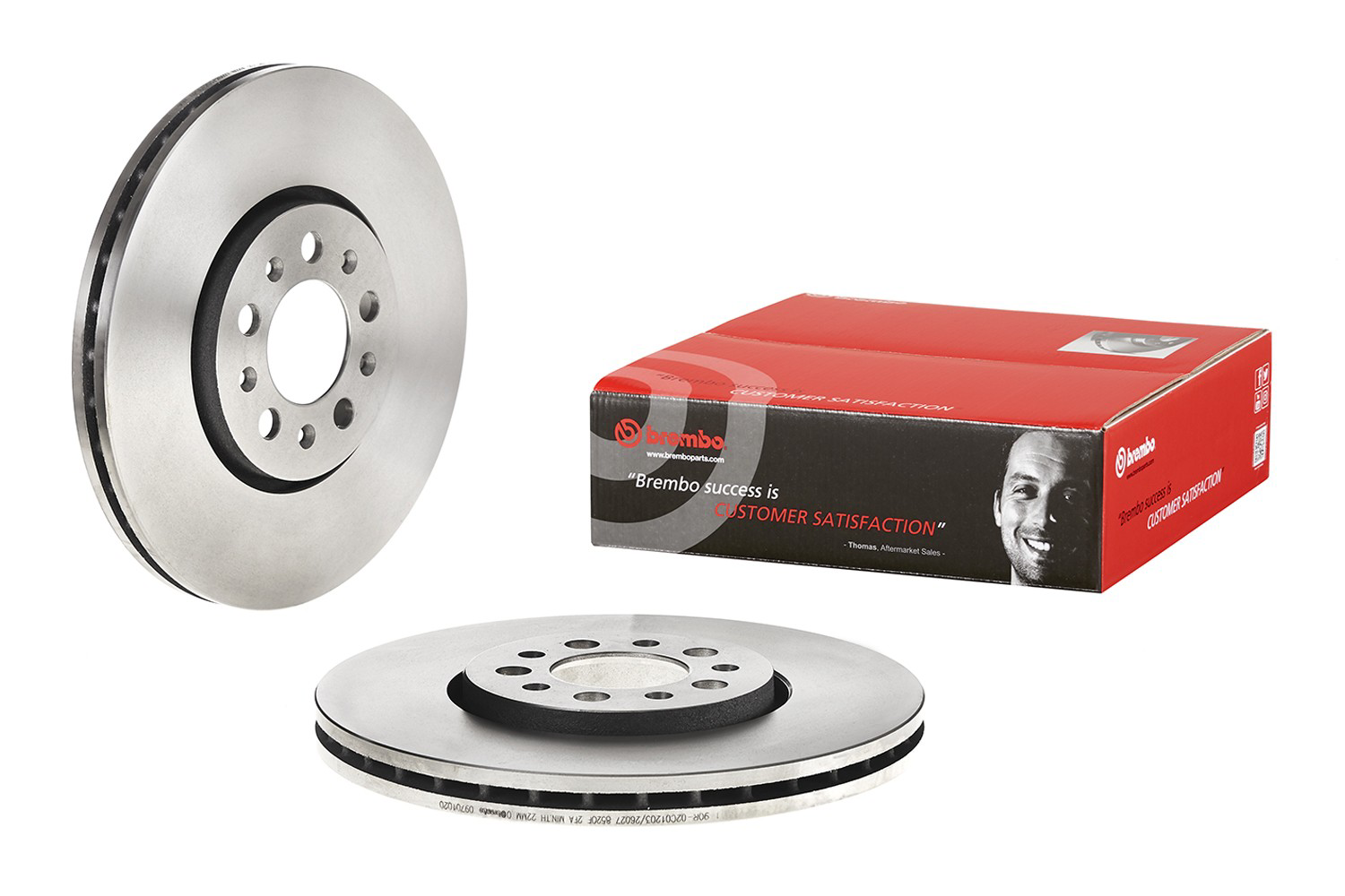 Диск переднього гальма Brembo 09701020 ціна, від 42.97 USD