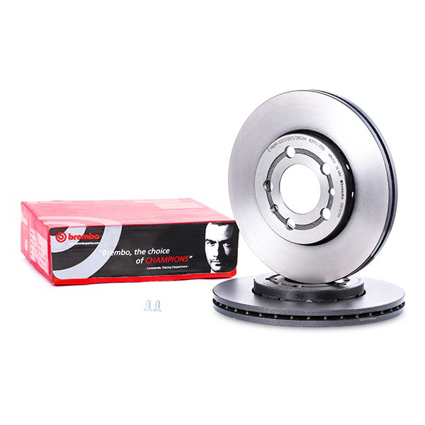 Диск гальмівний передній Brembo 09701111