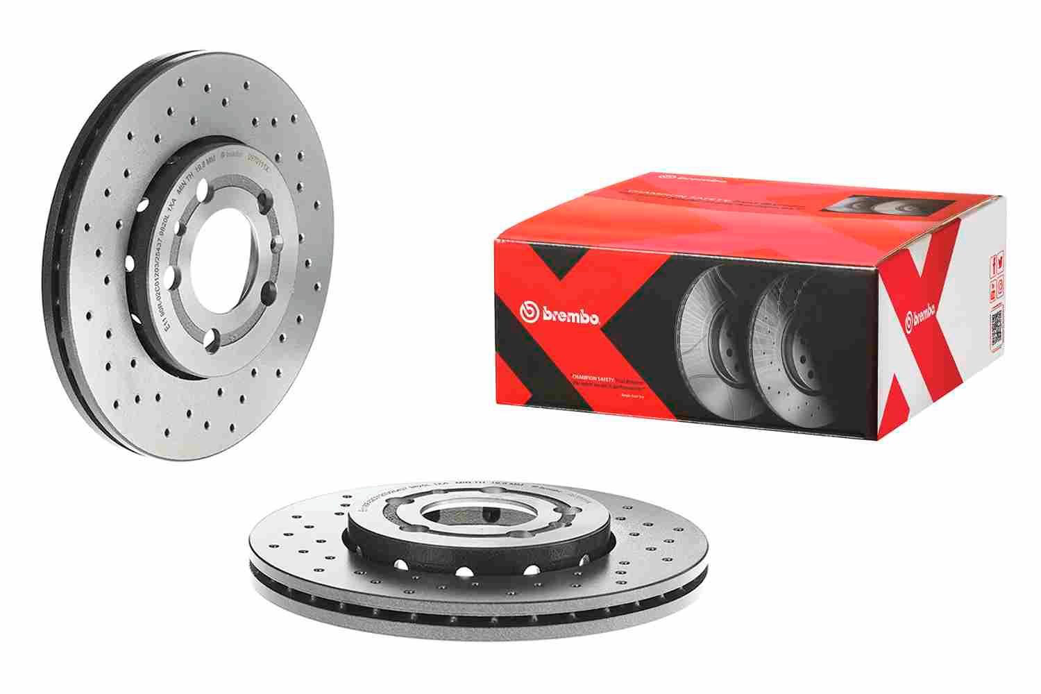 Диск переднього гальма Brembo 0970111X ціна, від 56.94 USD