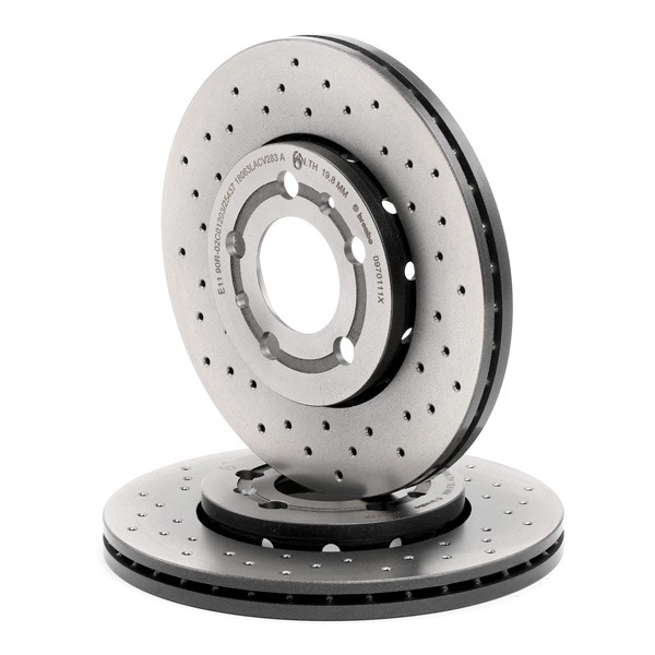 Диск переднього гальма Brembo 0970111X ціна, від 56.94 USD