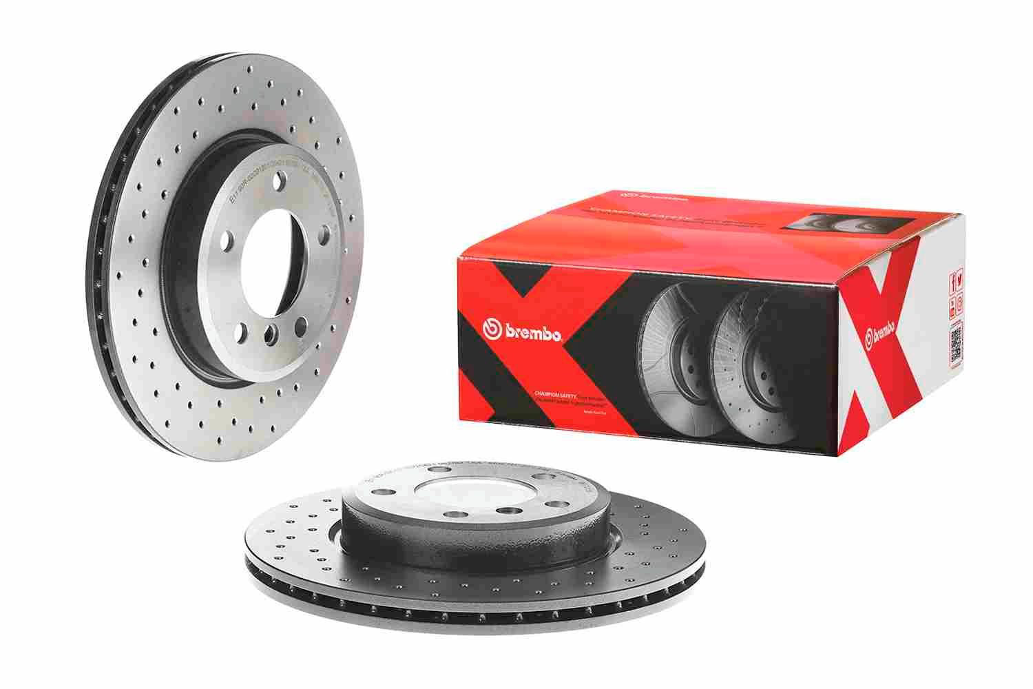 Диск переднього гальма Brembo 0977011X ціна, від 48.80 USD