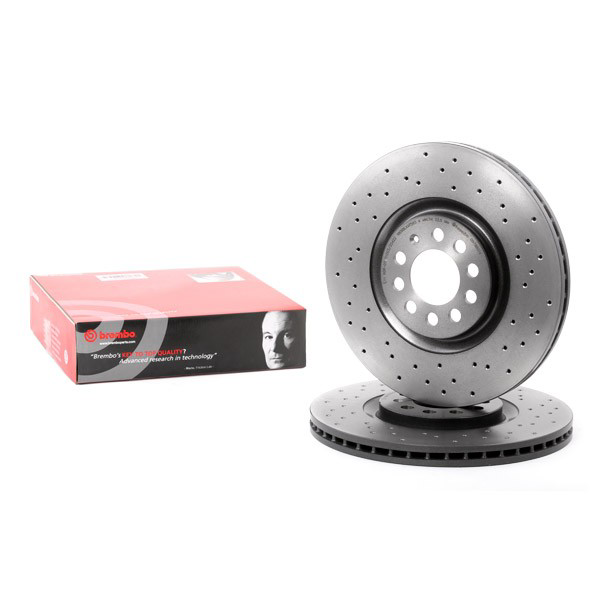 Диск переднього гальма Brembo 0978801X ціна, від 64.47 USD
