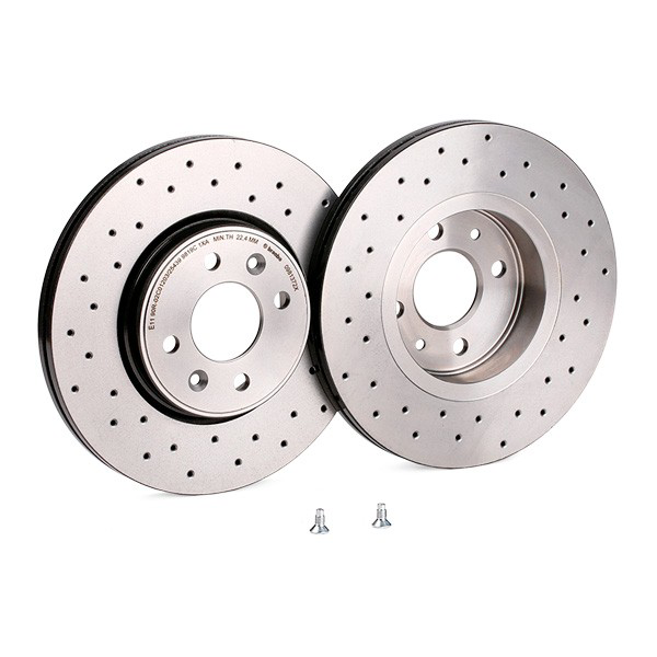 Гальмівні диски передні 0981372X Brembo