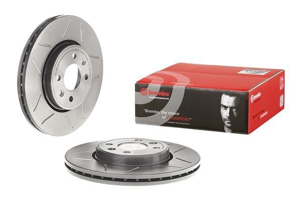 Диск гальмівний передній Brembo 09813776