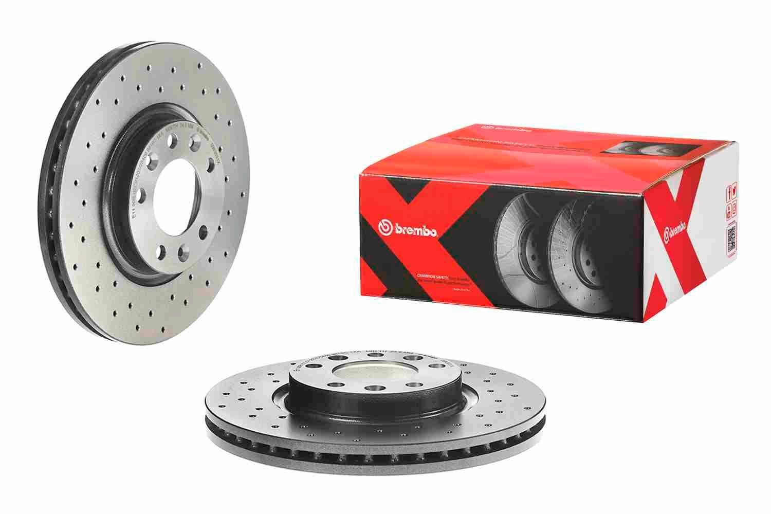 Диск переднього гальма Brembo 0983031X ціна, від 48.46 USD