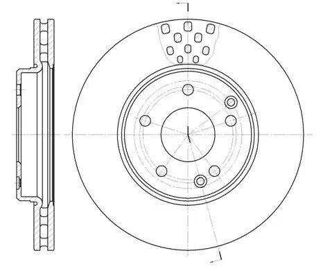 Диск переднього гальма Brembo 09841175 ціна, від 35.27 USD
