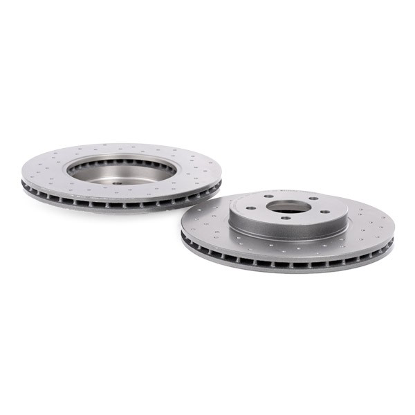 Диск гальмівний передній Brembo 0986651X