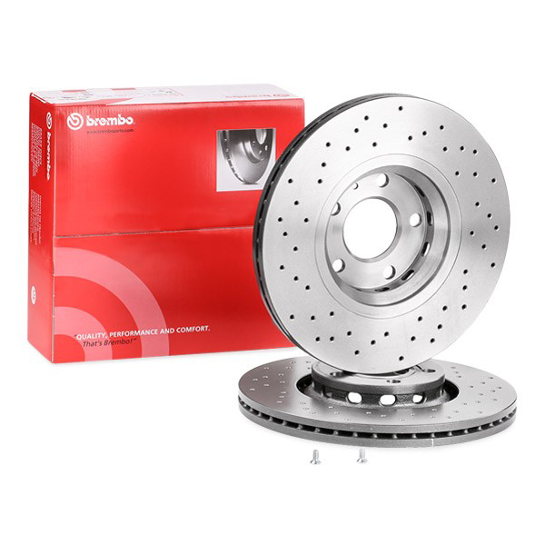 Диск гальмівний передній Brembo 0986901X