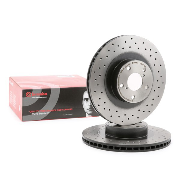 Диск гальмівний передній Brembo 0990771X