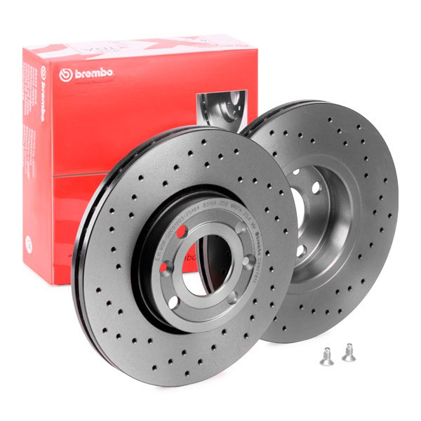 Диск гальмівний передній Brembo 0990781X