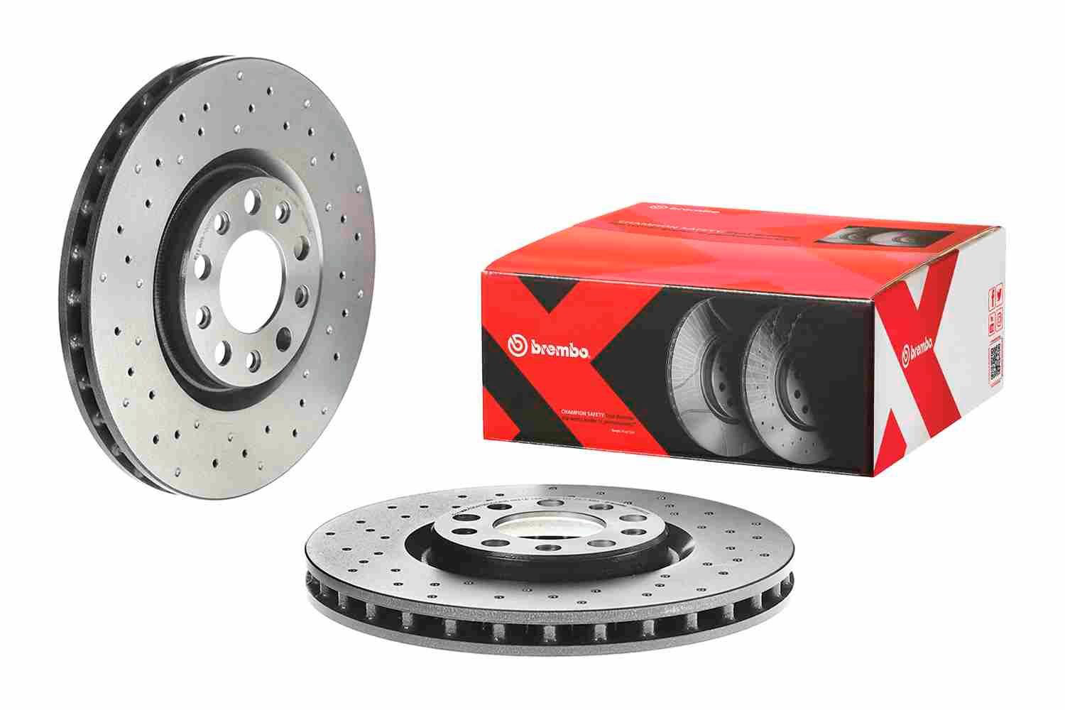 Диск переднього гальма Brembo 0993632X ціна, від 49.18 USD
