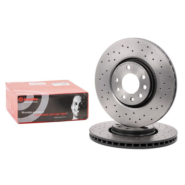 Диск переднього гальма Brembo 0993691X ціна, від 50.47 USD