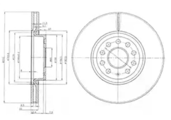 Гальмівні диски передні 09977275 Brembo