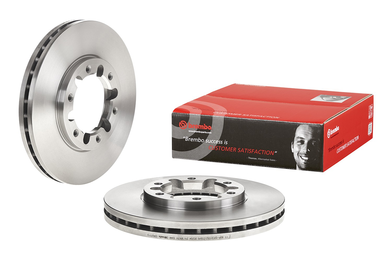 Диск переднього гальма Brembo 09A05510 ціна, від 55.82 USD