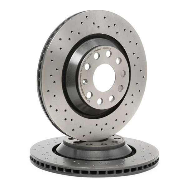 Диск гальмівний задній Brembo 09A2001X