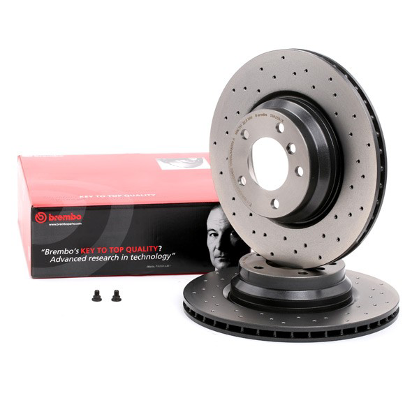 Диск гальмівний передній Brembo 09A2591X
