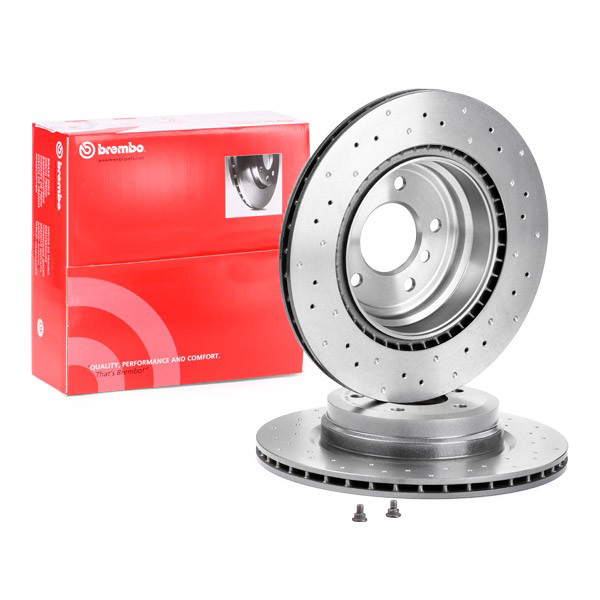 Купити 09A2701X Brembo Диск заднього гальма