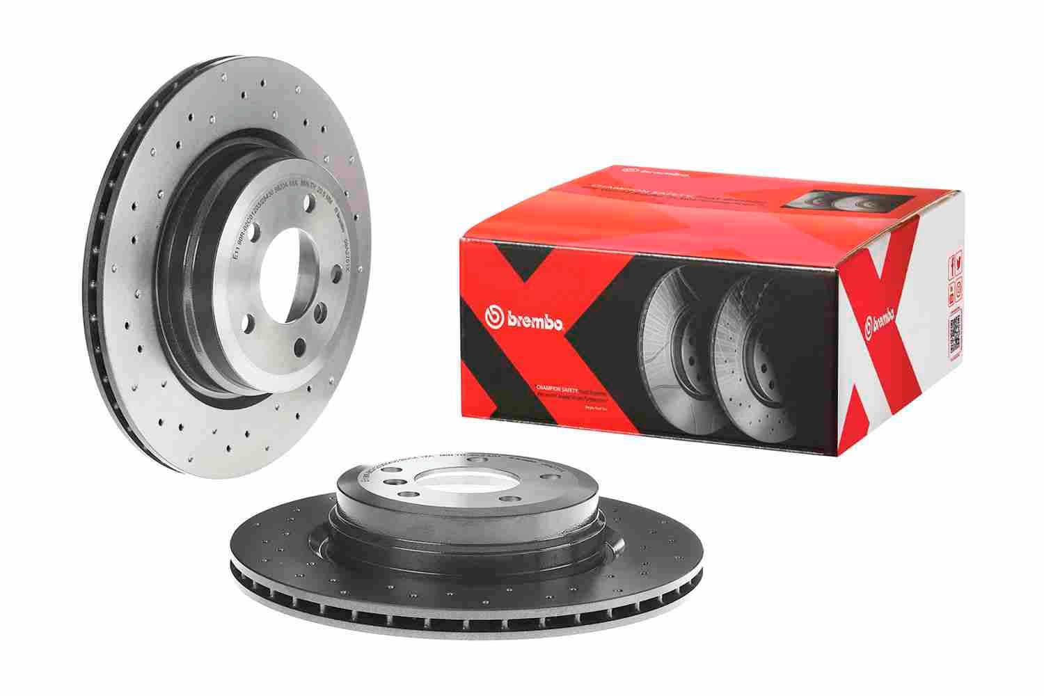 Задні дискові гальма Brembo 09A2701X ціна, від 89.17 USD