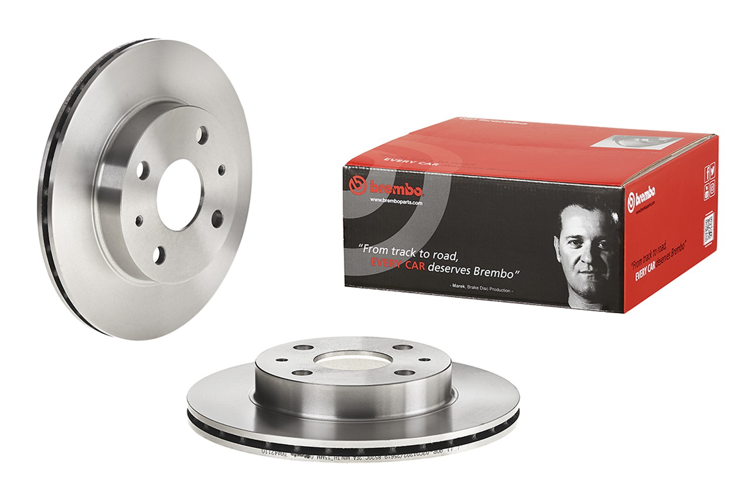 Диск переднього гальма Brembo 09A42110 ціна, від 25.92 USD
