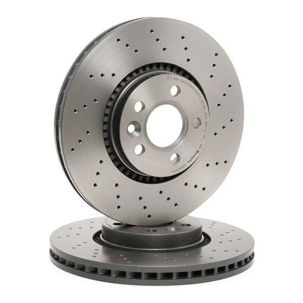 Диск гальмівний передній Brembo 09A4261X